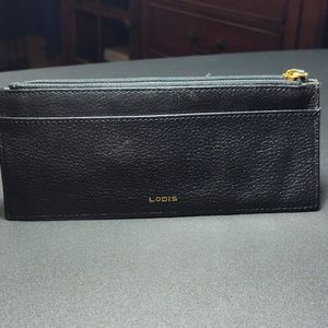 Black Yellow Banana Credit Card Wallet Small Organizer for Women